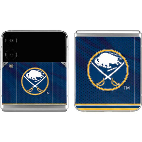 NHL Buffalo Sabres Home Jersey Galaxy Z Flip4 5G Skin